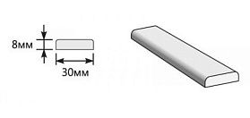Притворная планка для дверей Браво, Riviera Ice (mr.wood)
